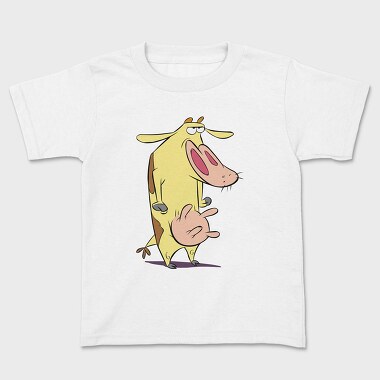 Cartoon Retro Cow and Chicken 2, Tricou Copii