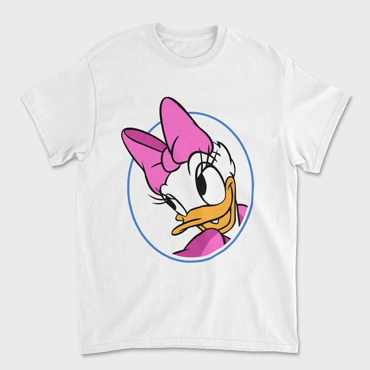 Tricou Barbati (Unisex), Cartoon Retro Daisy Duck 1