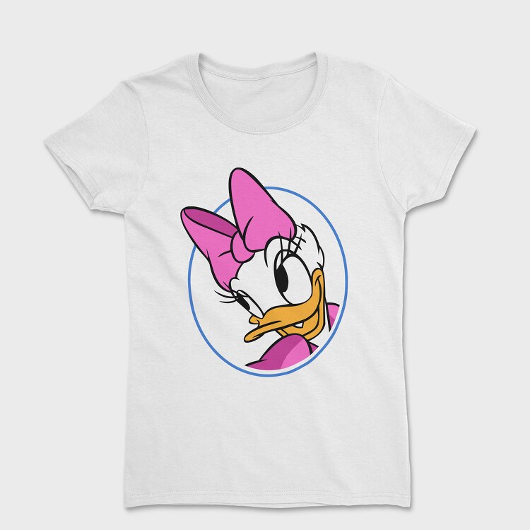 Tricou Femei, Cartoon Retro Daisy Duck 1