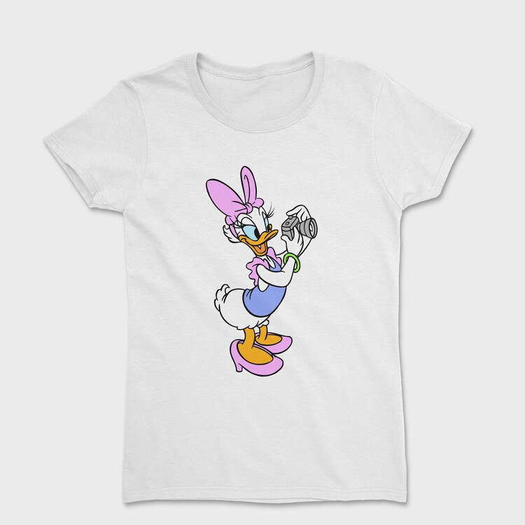 Tricou Femei, Cartoon Retro Daisy Duck 2