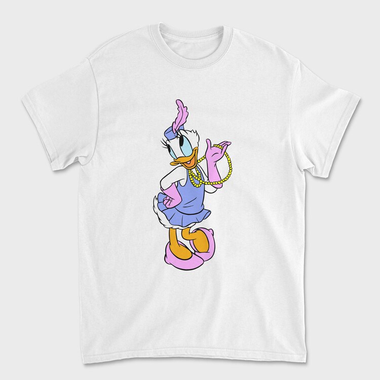 Tricou Barbati (Unisex), Cartoon Retro Daisy Duck 4