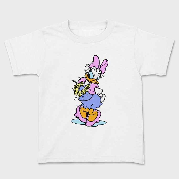 Tricou Copii, Cartoon Retro Daisy Duck 5