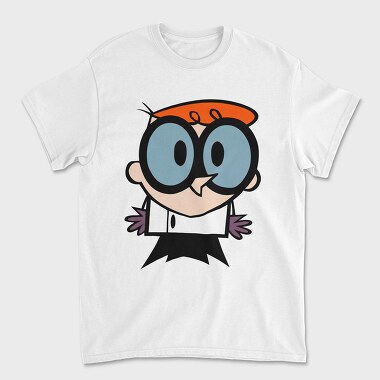 Cartoon Retro Dexter Laboratory 3, Tricou Barbati (Unisex)