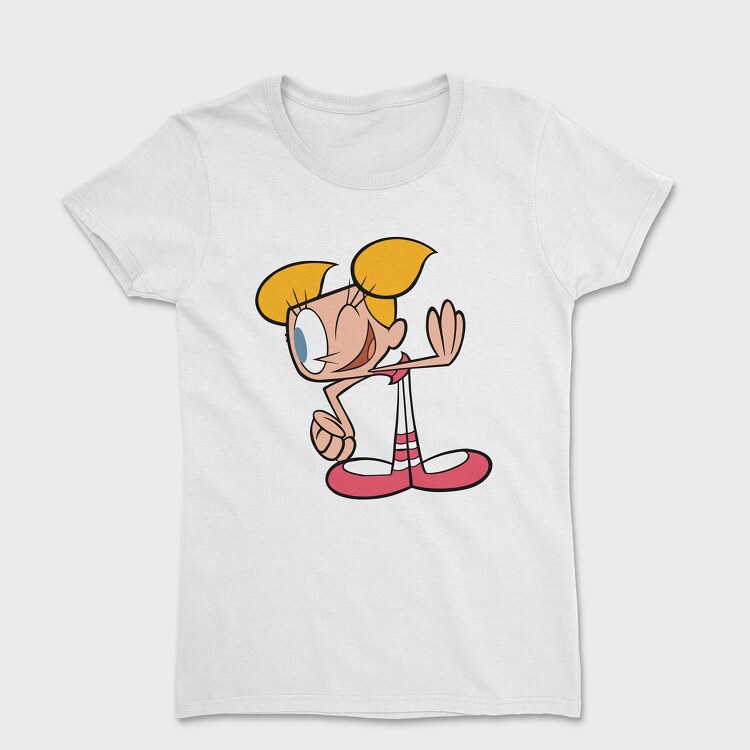 Tricou Femei, Cartoon Retro Dexter Laboratory 4