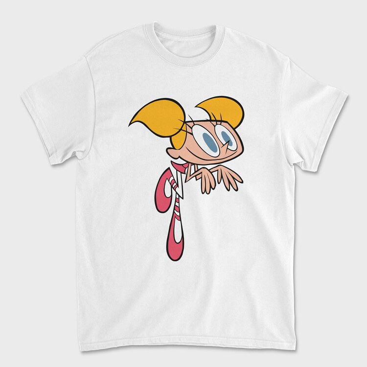 Tricou Barbati (Unisex), Cartoon Retro Dexter Laboratory 5