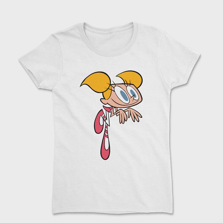 Tricou Femei, Cartoon Retro Dexter Laboratory 5