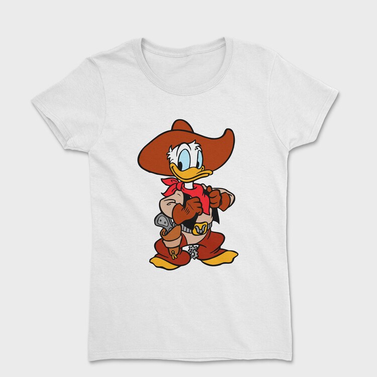 Tricou Femei, Cartoon Retro Donald Duck 3