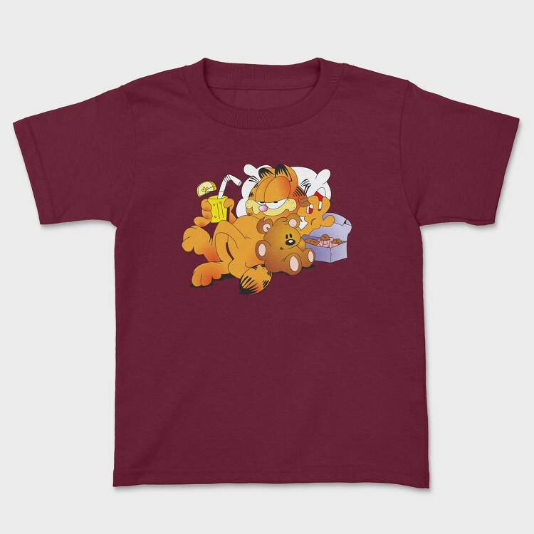 Tricou Copii, Cartoon Retro Garfield 4