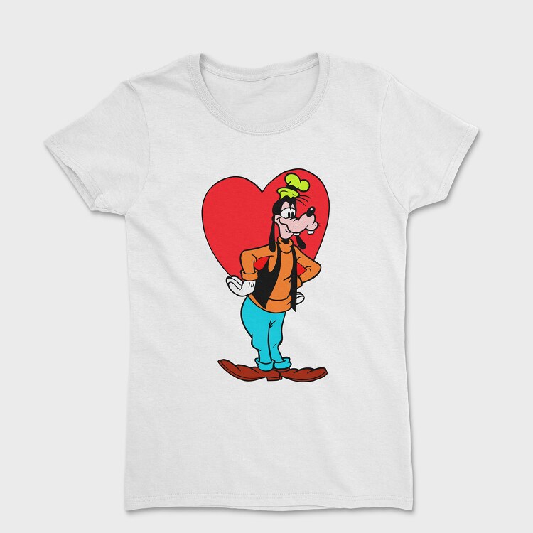 Tricou Femei, Cartoon Retro Goofy 2