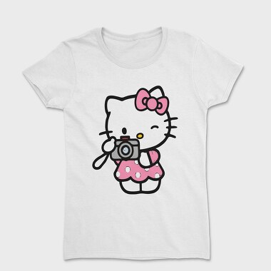 Cartoon Retro Hello Kitty 1, Tricou Femei