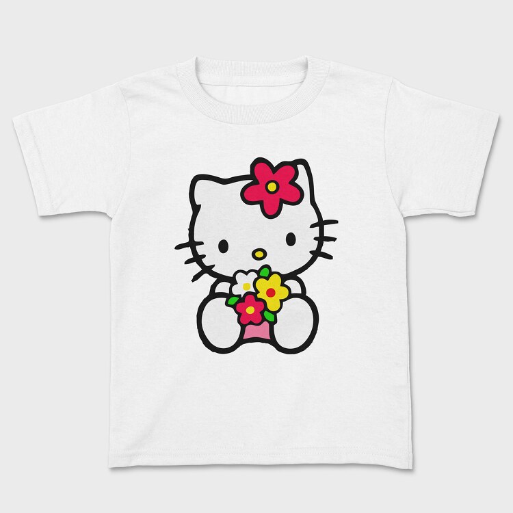 Tricou Copii, Cartoon Retro Hello Kitty 4