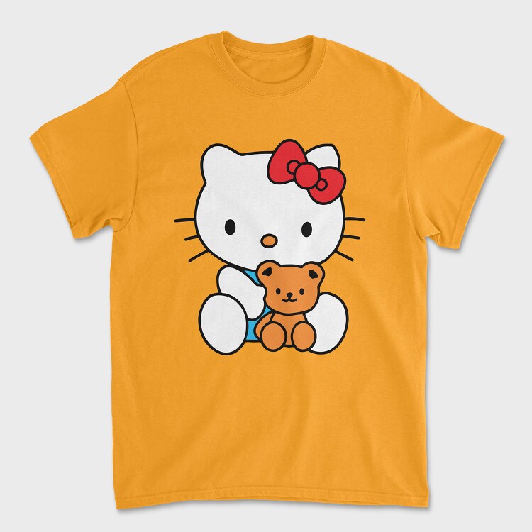 Tricou Barbati (Unisex), Cartoon Retro Hello Kitty 5