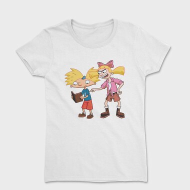 Cartoon Retro Hey Arnold 1, Tricou Femei