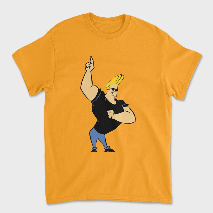 Tricou Barbati (Unisex), Cartoon Retro Johny Bravo 1