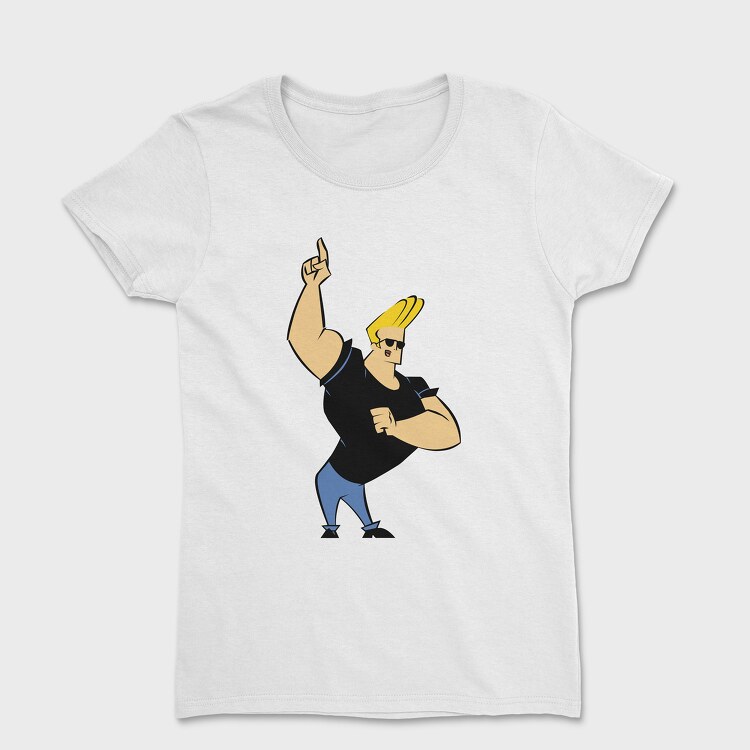 Tricou Femei, Cartoon Retro Johny Bravo 1