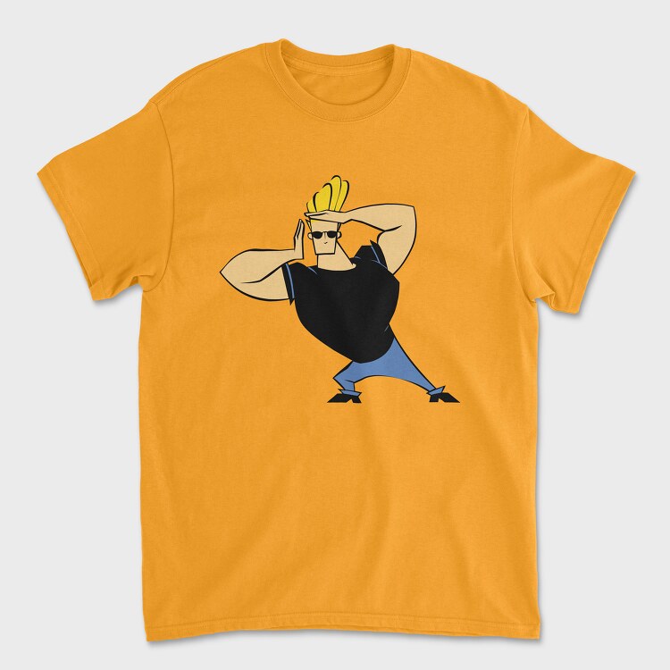 Tricou Barbati (Unisex), Cartoon Retro Johny Bravo 2