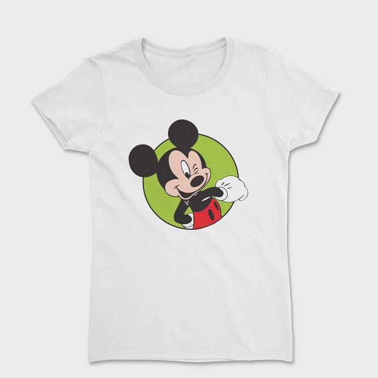 Tricou Femei, Cartoon Retro Mickey Mouse 2