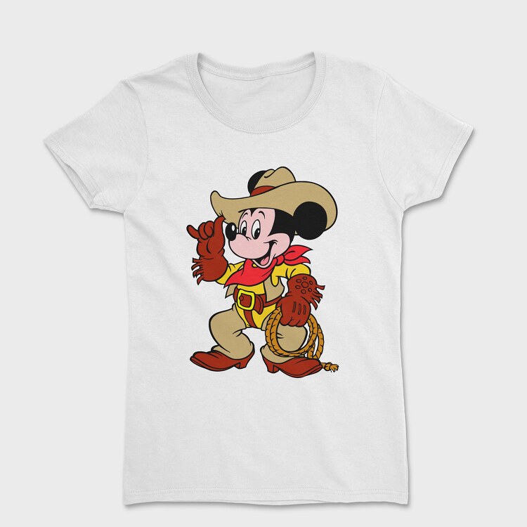 Tricou Femei, Cartoon Retro Mickey Mouse 4