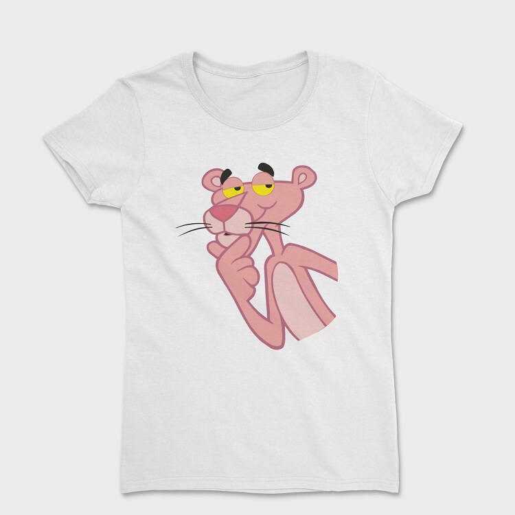 Tricou Femei, Cartoon Retro Pink Panter 5