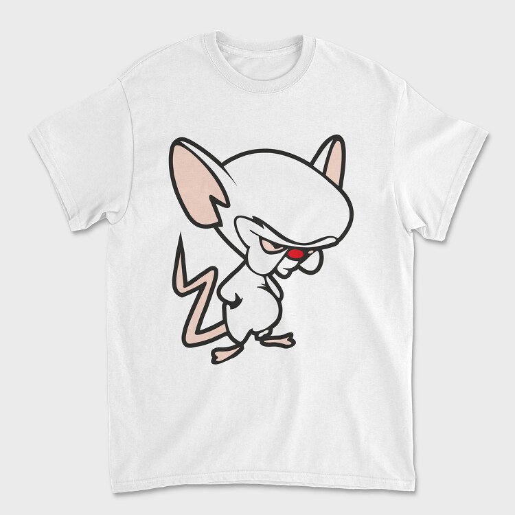 Tricou Barbati (Unisex), Cartoon Retro Pinky and Cerebro 6