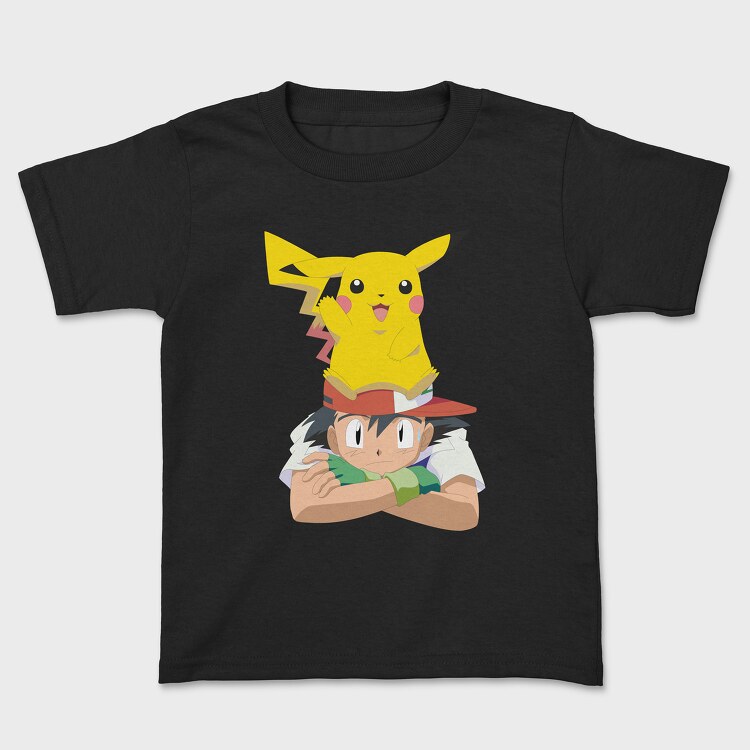 Tricou Copii, Cartoon Retro Pokemon 1