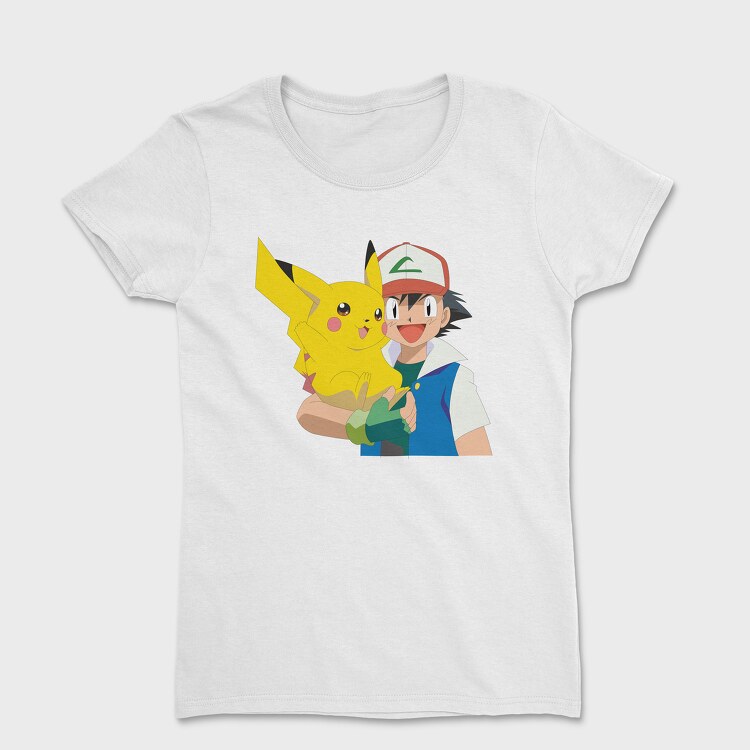 Tricou Femei, Cartoon Retro Pokemon 3