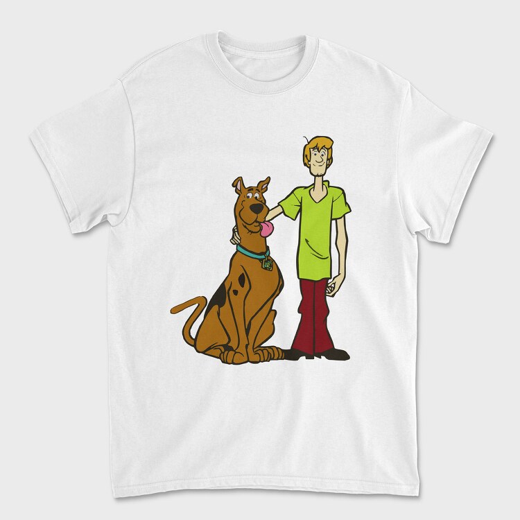 Tricou Barbati (Unisex), Cartoon Retro Scooby Doo 3