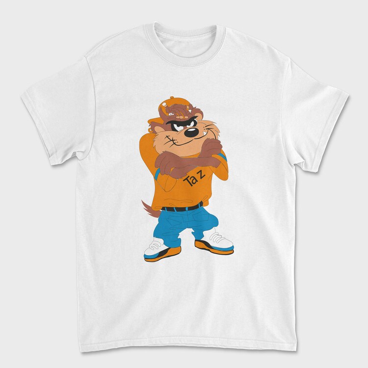 Tricou Barbati (Unisex), Cartoon Retro Tazmania 3