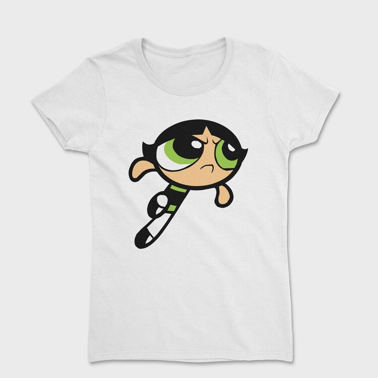 Tricou Femei, Cartoon Retro the Powerpuff Girls 2