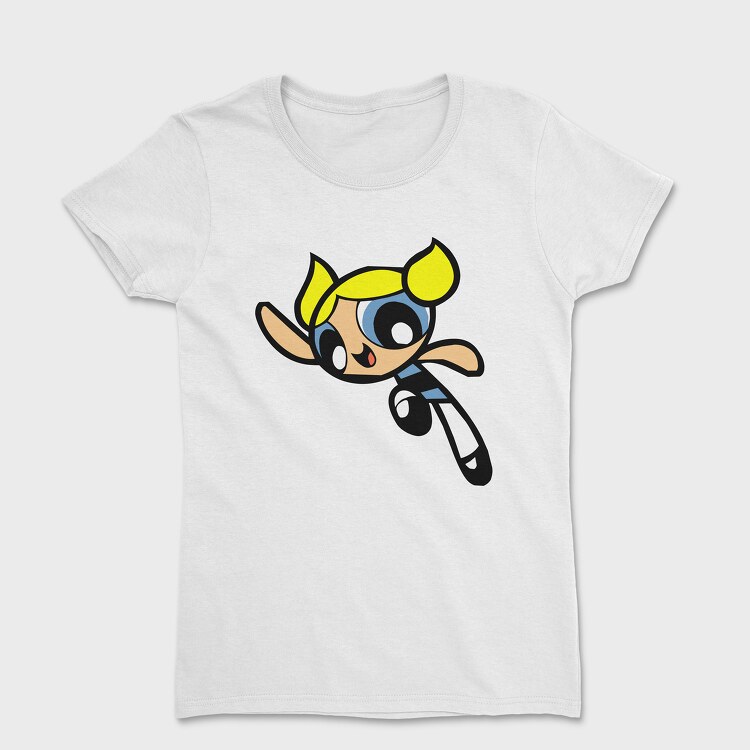 Tricou Femei, Cartoon Retro the Powerpuff Girls 4