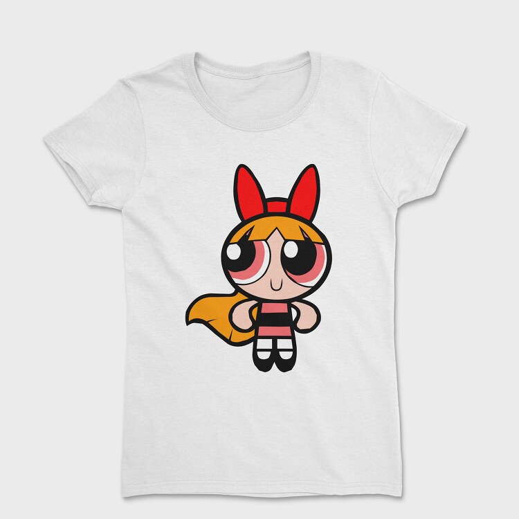 Tricou Femei, Cartoon Retro the Powerpuff Girls 6