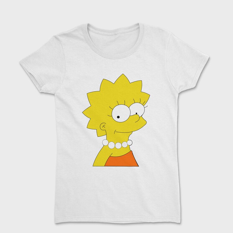 Tricou Femei, Cartoon Retro the Simpsons 4