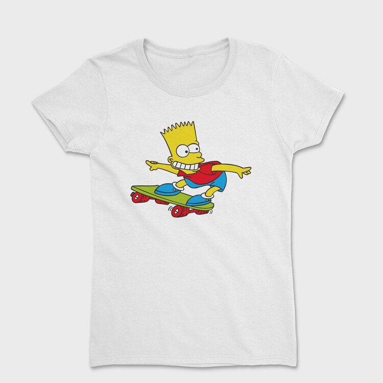 Tricou Femei, Cartoon Retro the Simpsons 5