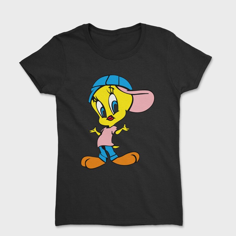 Tricou Femei, Cartoon Retro Tweety 4