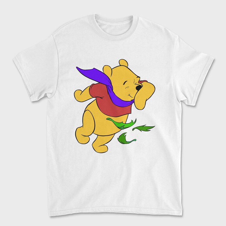 Tricou Barbati (Unisex), Cartoon Retro Winnie the Pooh 1