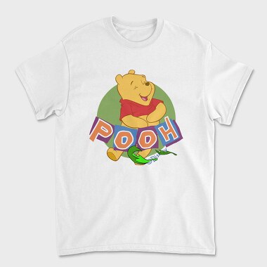 Cartoon Retro Winnie the Pooh 2, Tricou Barbati (Unisex)