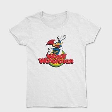 Cartoon Retro Woody Woodpecker 4, Tricou Femei