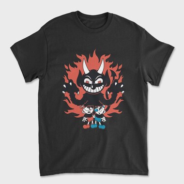 Tricou Barbati (Unisex), Cuphead 6