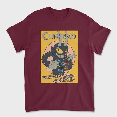 Tricou Barbati (Unisex), Cuphead 8