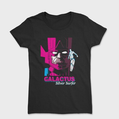 Tricou Femei, galactus silver surfer