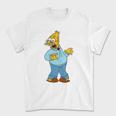 Tricou Barbati (Unisex), Grandpa Simpson