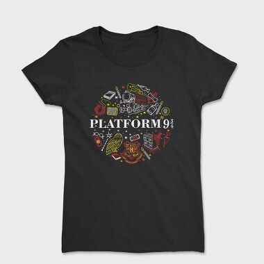 Tricou Femei, Platform 9 Harry Potter