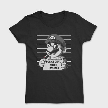 Police Dept Mario Bros, Tricou Femei