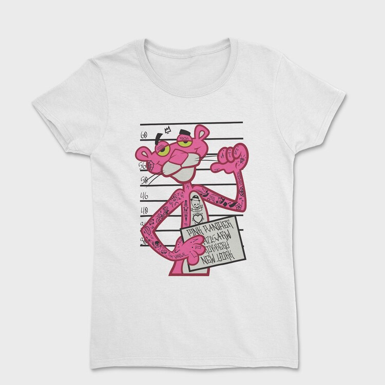 Tricou Femei, Prisoner Pink Panter