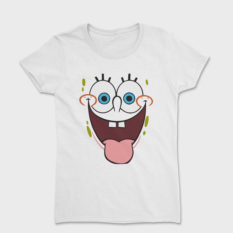 Tricou Femei, SpongeBob face 3