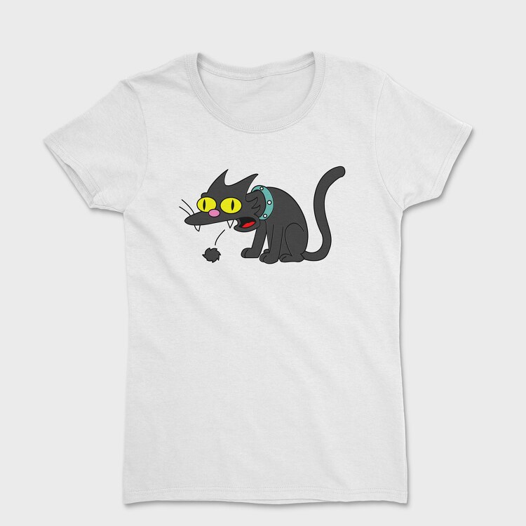 Tricou Femei, Vector Simpsons Cat