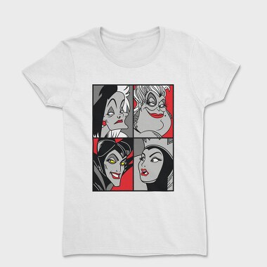 Tricou Femei, Villanas Disney Pop Art