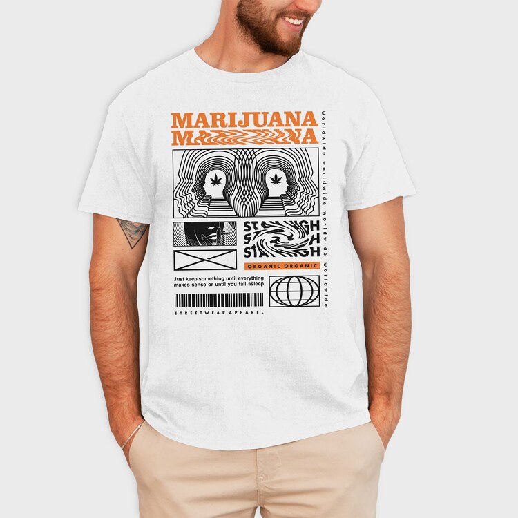 Marijuana 1, Tricou Barbati (Unisex)