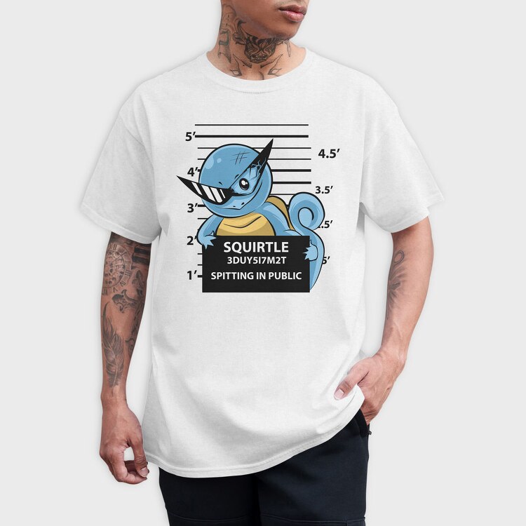 Squirty Mugshot, Tricou Barbati (Unisex)