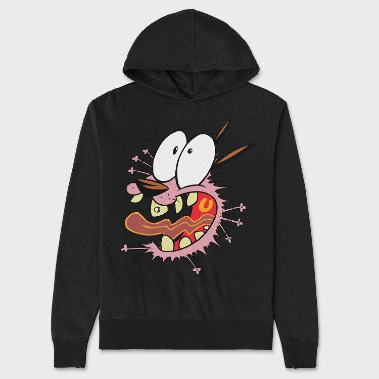 Hanorac Barbati (Unisex), Cartoon Retro Courage the Cowardly Dog 2